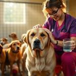 Qué hacer si tu perro enferma en la guardería